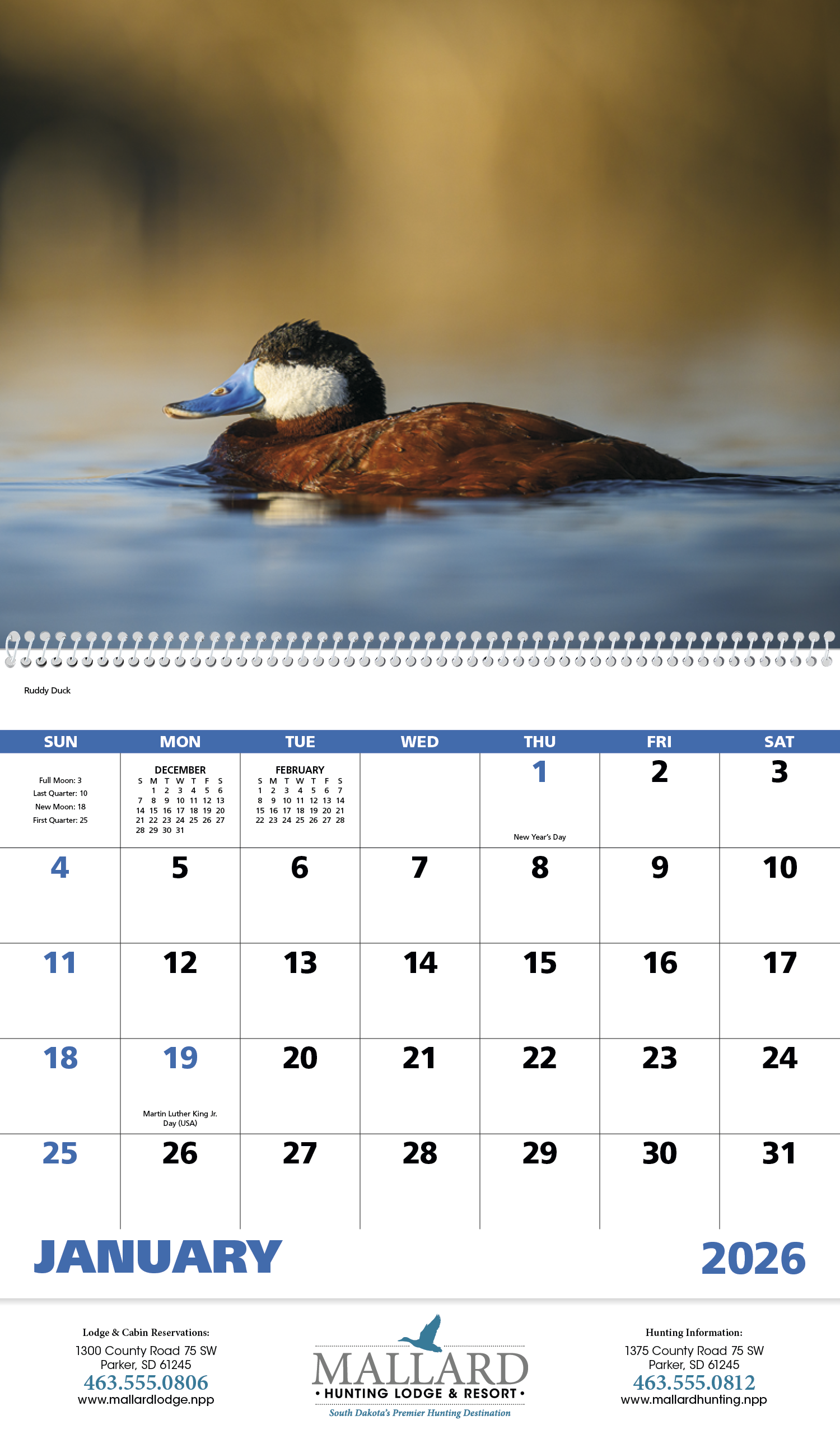 Good Value™ Waterfowl - Spiral Calendar 7