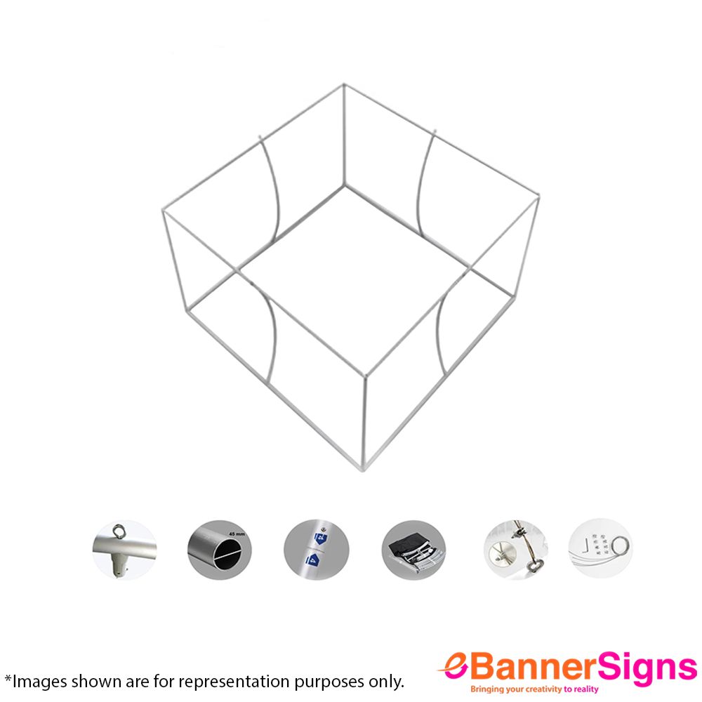 Sky Tube Square Cube Hanging Banners (Graphics + Hardware) 5