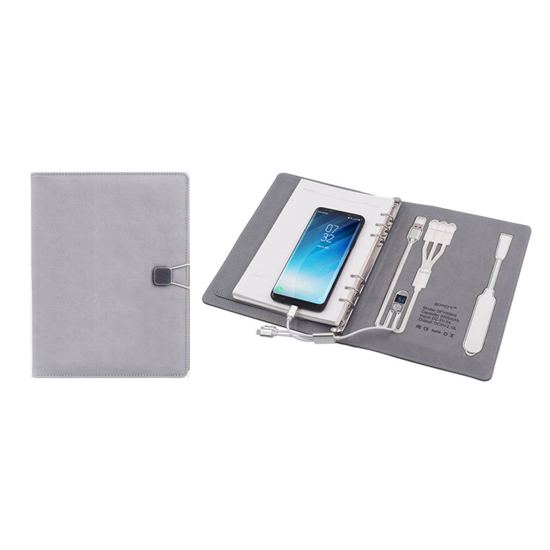 Power Bank Portfolio w/Built-In Mini Lamp 8