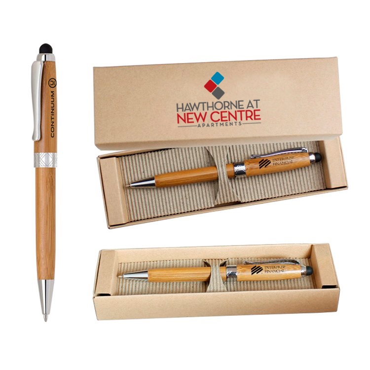 ECO Friendly Stylus Pen with Deluxe Recyclable Paper Box 2