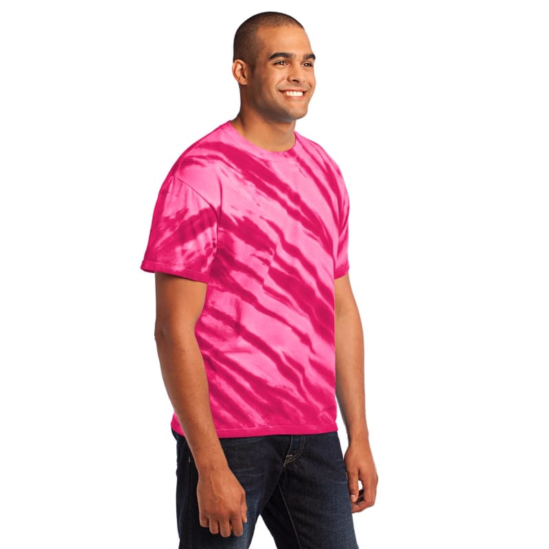 Port & Company - Tiger Stripe Tie-Dye Tee. 9