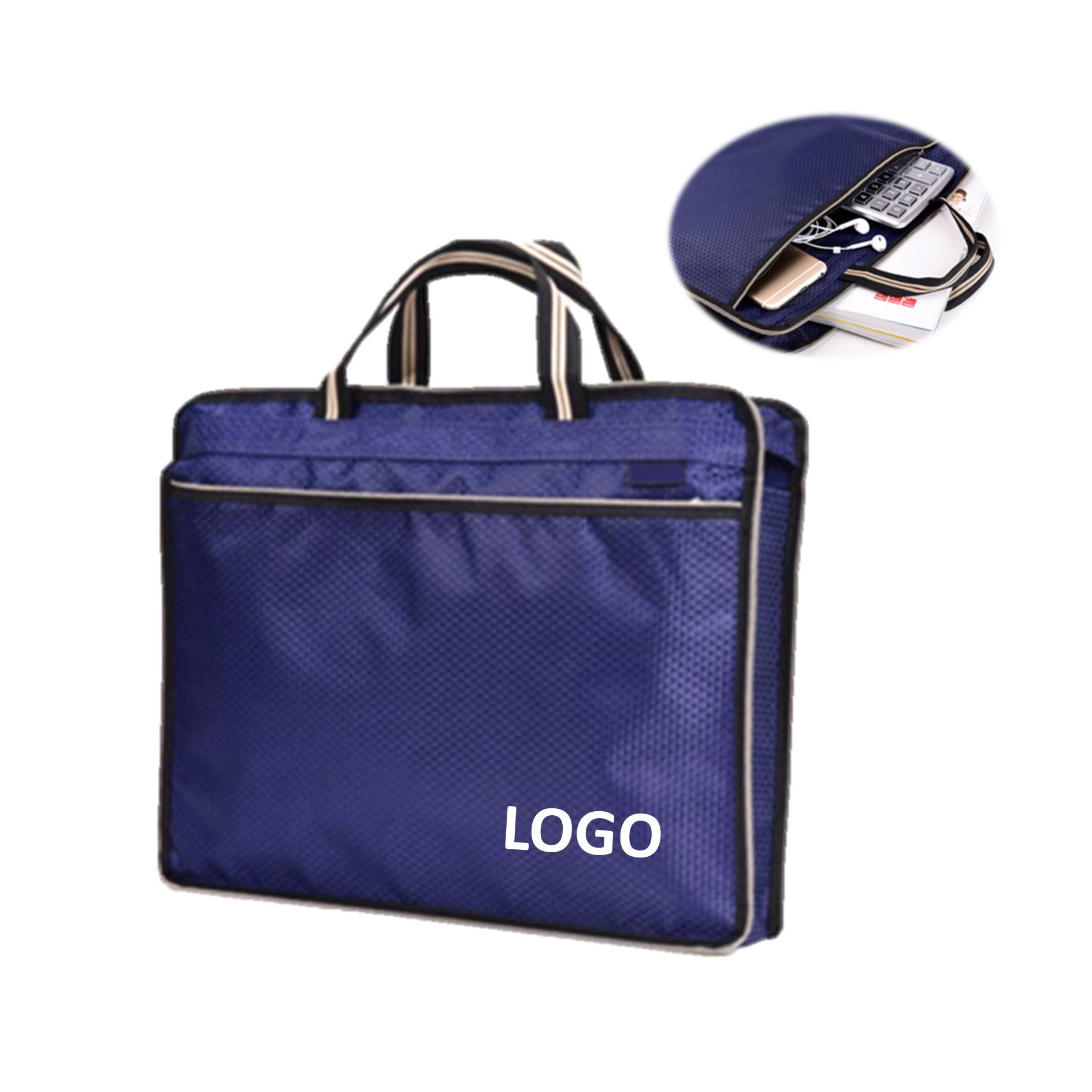 Portable Zipper Business File Document Bag 2