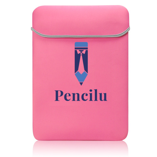 Laptop Sleeve with Fold-Over Closure - Neoprene 6