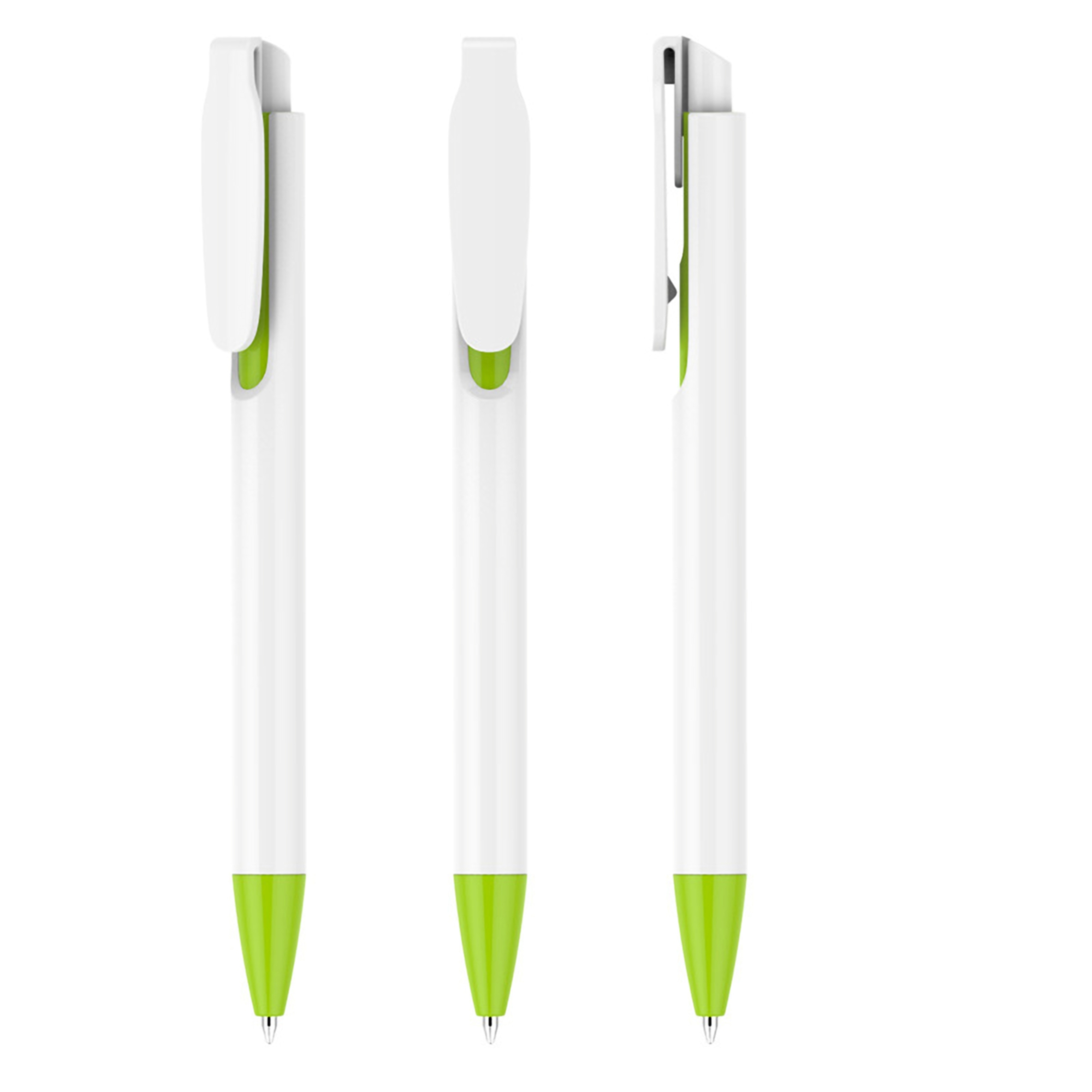 White Retractable Pen 4