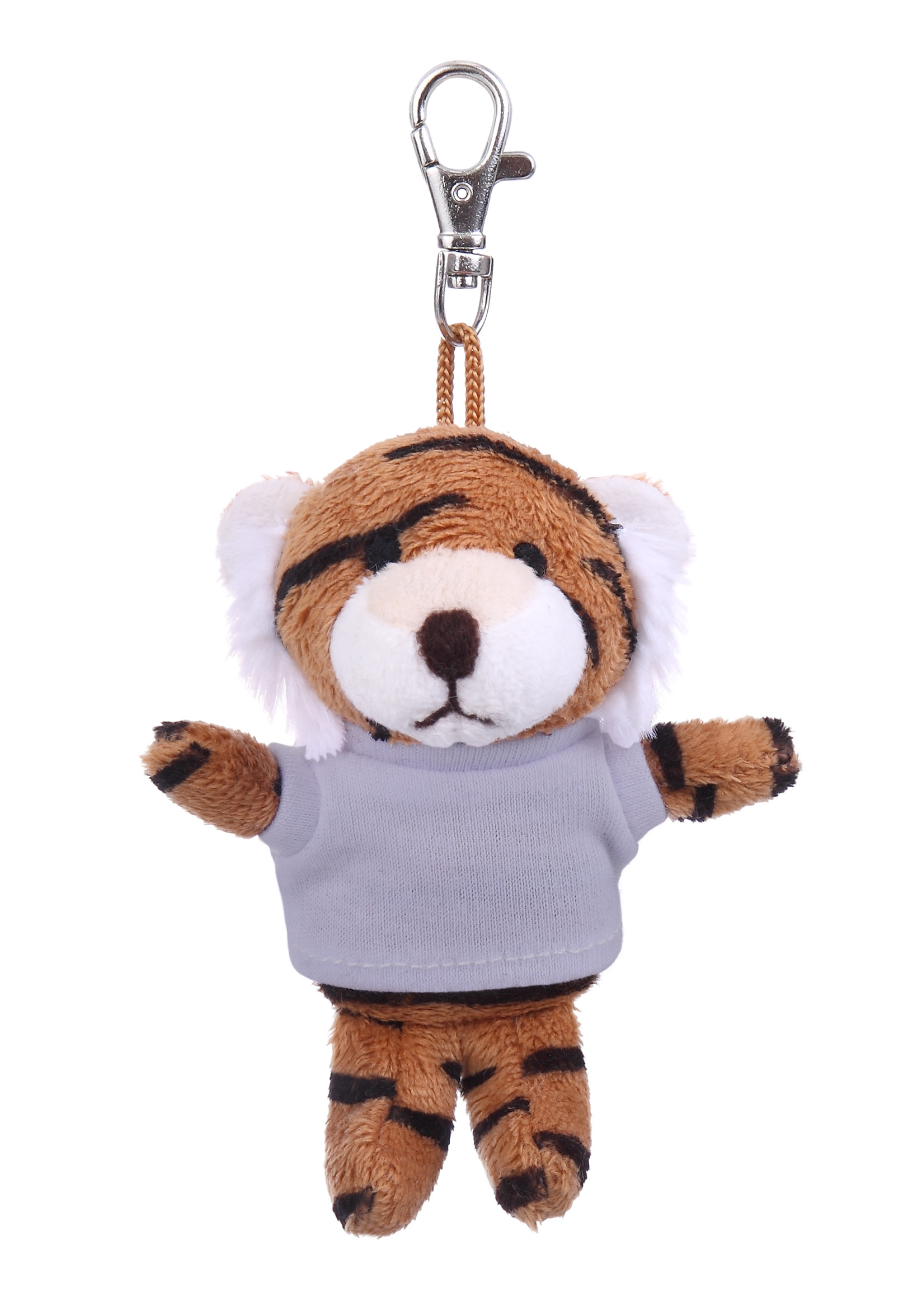 Soft Plush Tiger Keychain with Tee 9