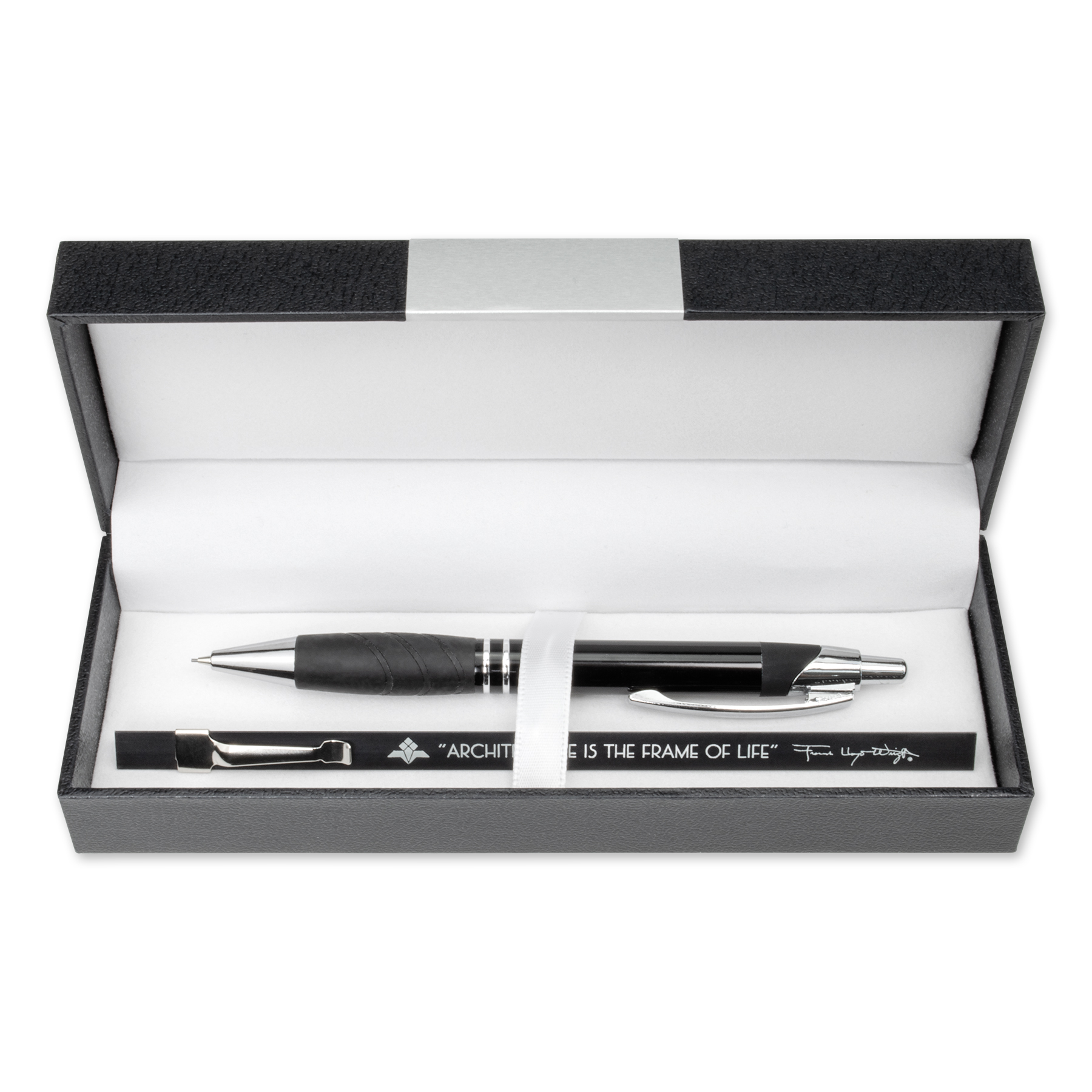 Executive GIFT SET w/ Architect Pocket Scale and Aluminum Finish Mechanical Pencil 1