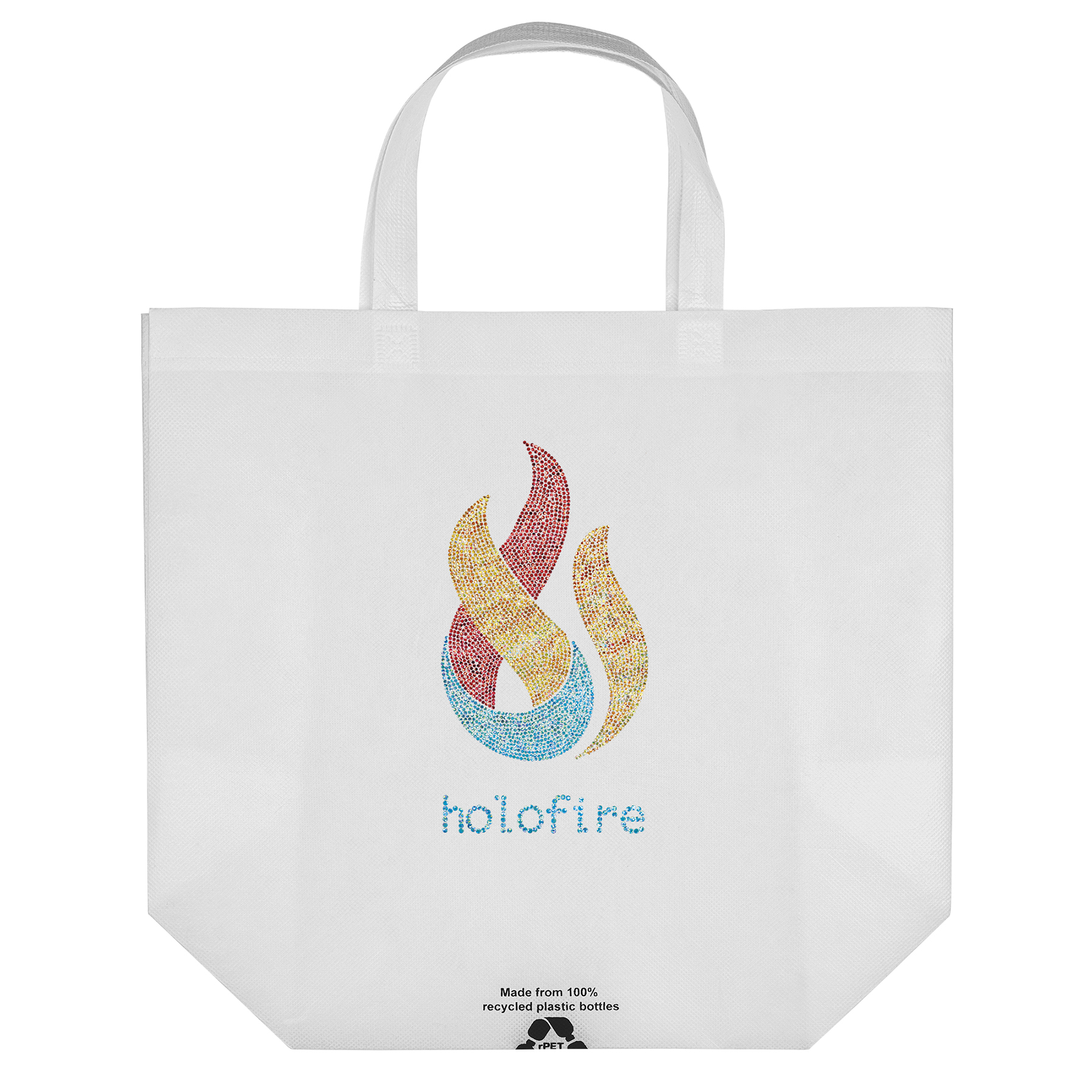 Sea™- R-PET Non-Woven Totes - Sparkle 10