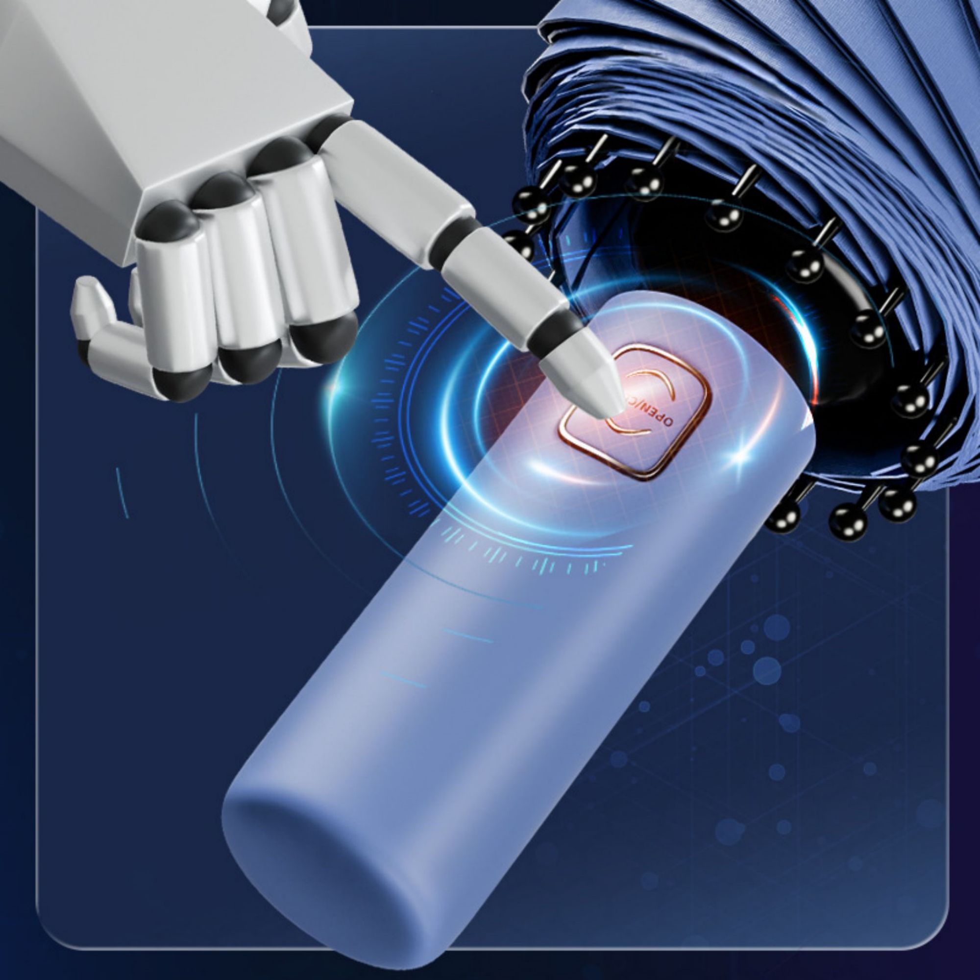 Automatic Compact Umbrella For Rain Sun And Wind 4