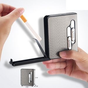 20 Sticks Cigarette Holder With Integrated X Lightning Lighter 4