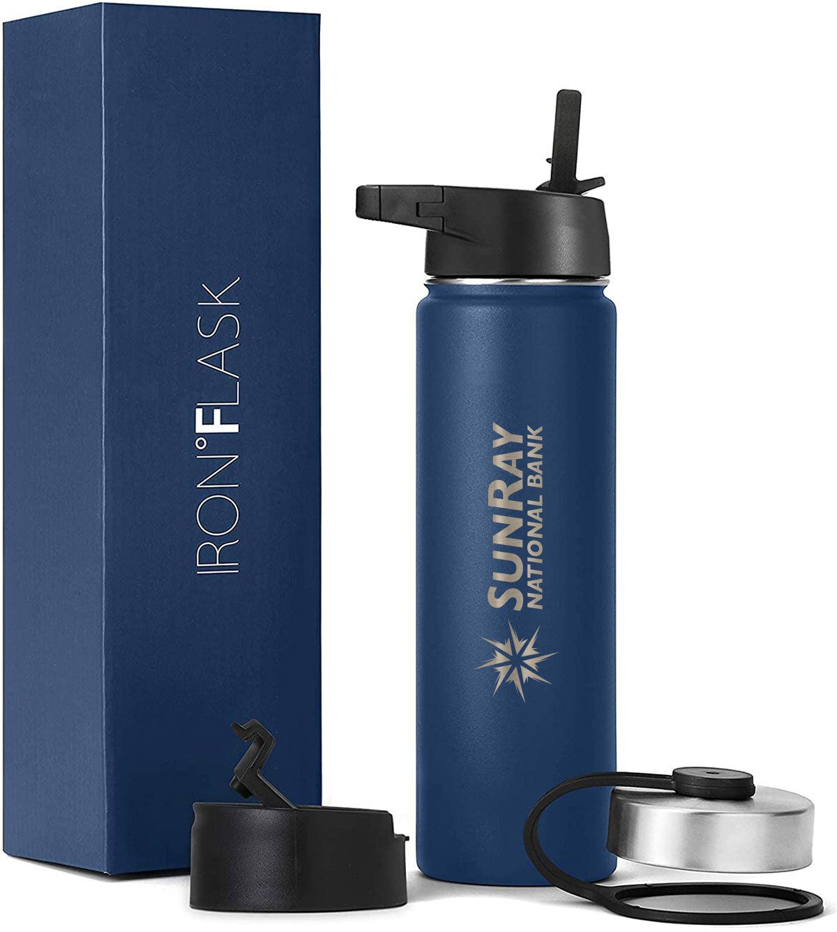 IRON FLASK WIDE MOUTH WATER BOTTLE 22 OZ 8