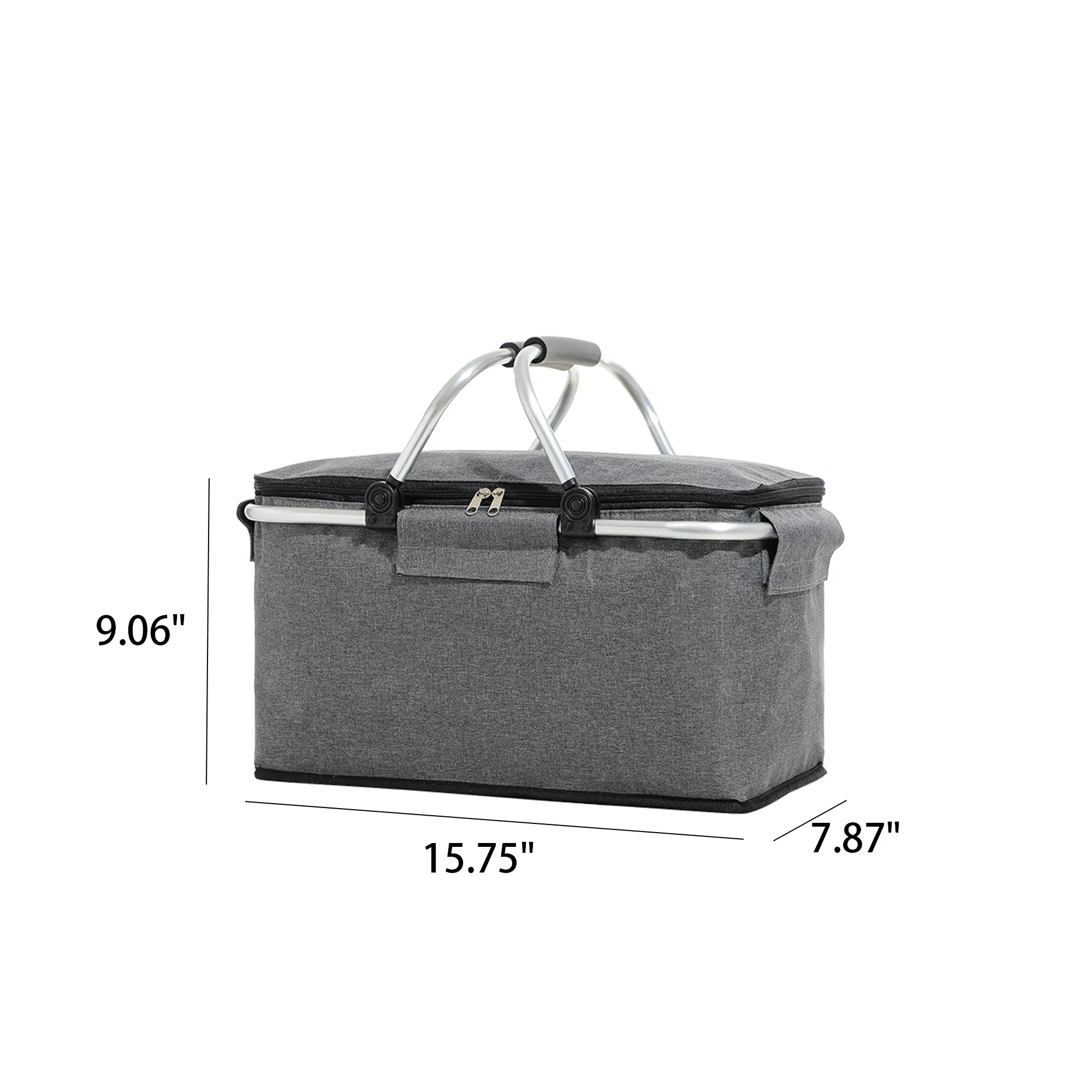 Collapsible Insulated Picnic Basket 3