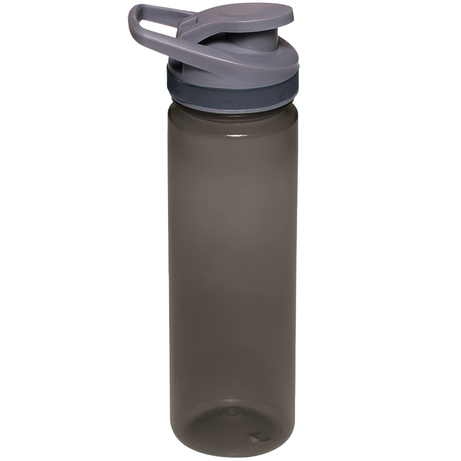 Plastic Sports Water Bottle with Flip Lid - Carry Handle, 22 10