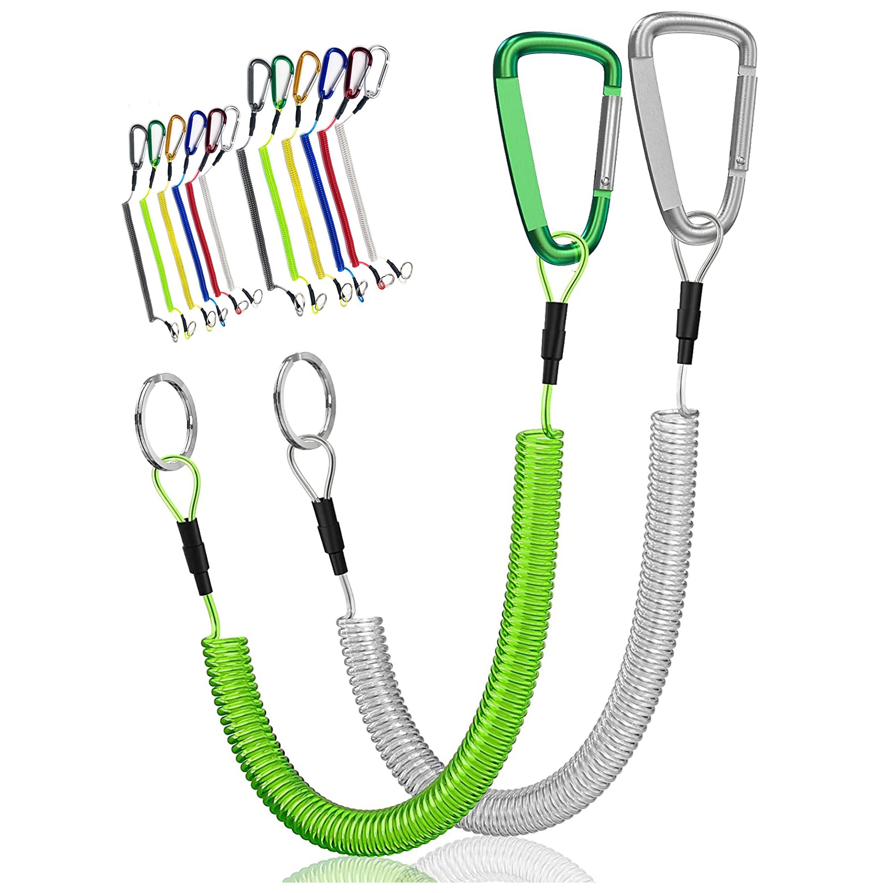 Spring Coil Leash Cord Safety Rope 2