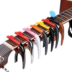 Flamingo Pattern Guitar Capo 9