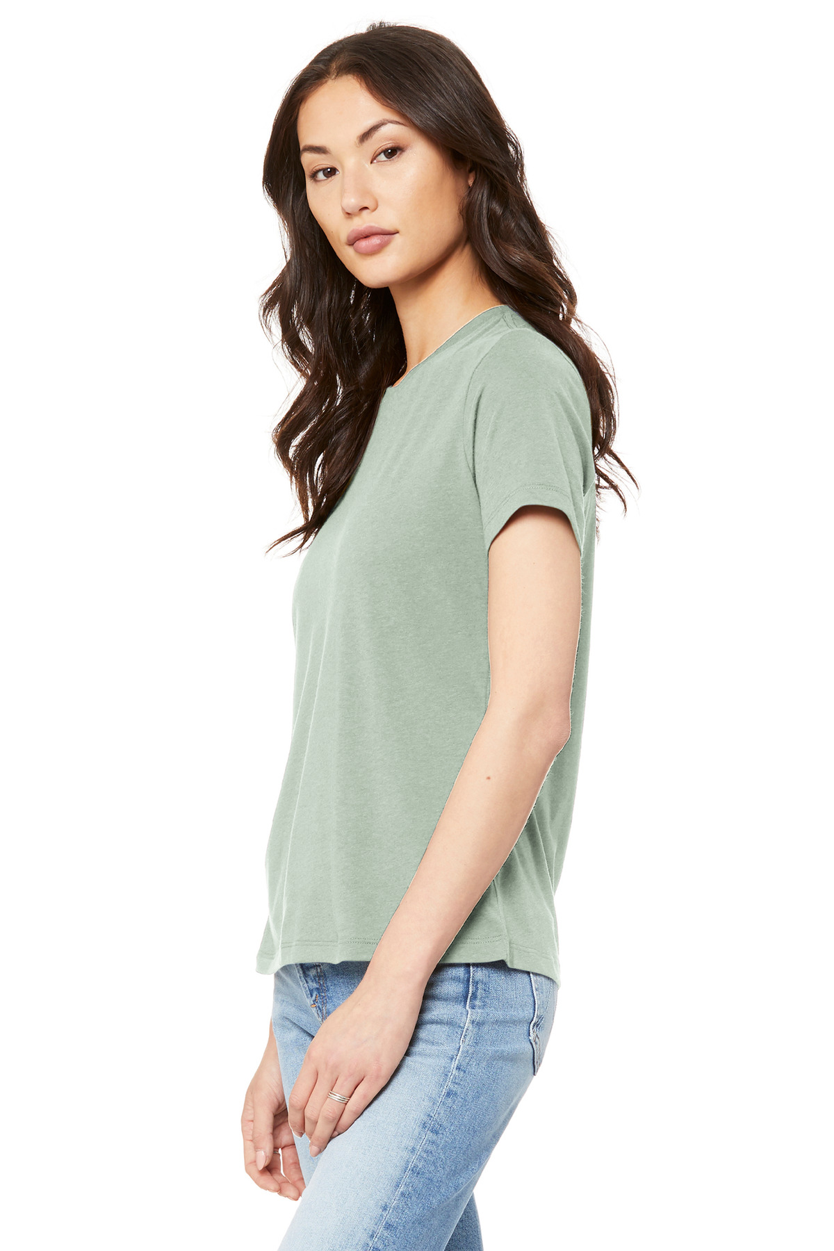 BELLA+CANVAS Women's Relaxed Jersey Short Sleeve Tee. BC6400 1