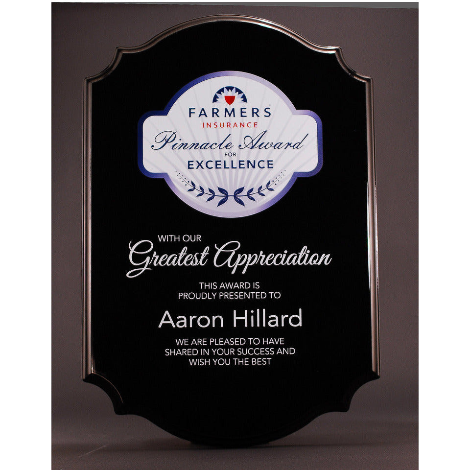 Scalloped Piano Finished Plaques 2