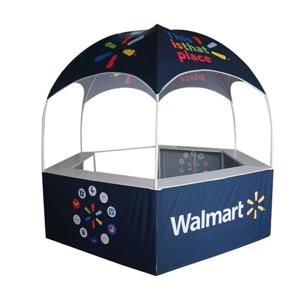 Round Steel Dome Hexagon Tent 5