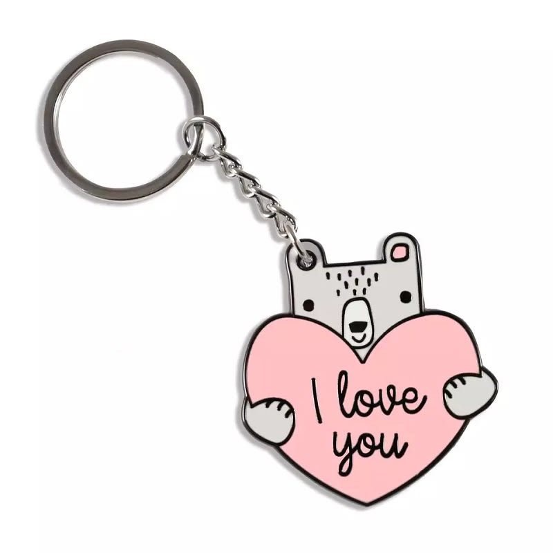 Custom Hard Enamel Metal Keychains 10