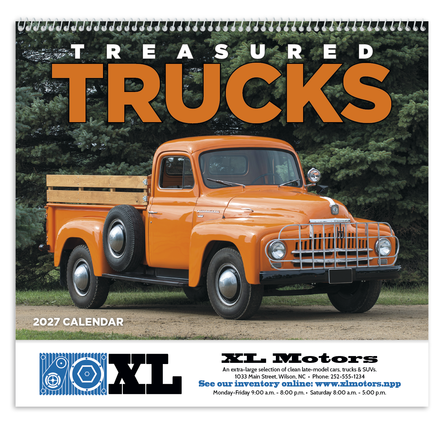 Good Value™ Treasured Trucks - Spiral Calendar 72