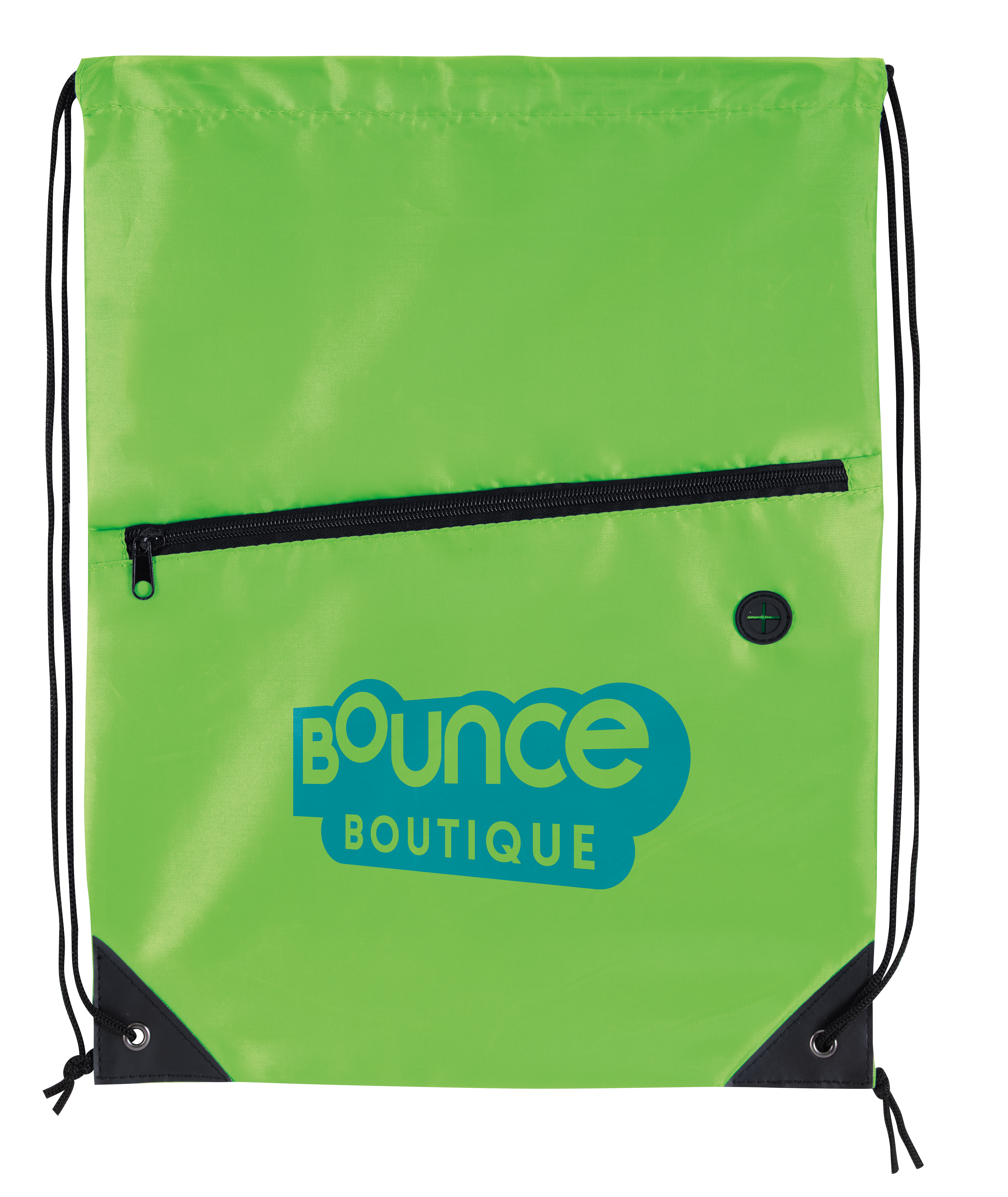 Good Value™ Front Zip Drawstring Backpack 3