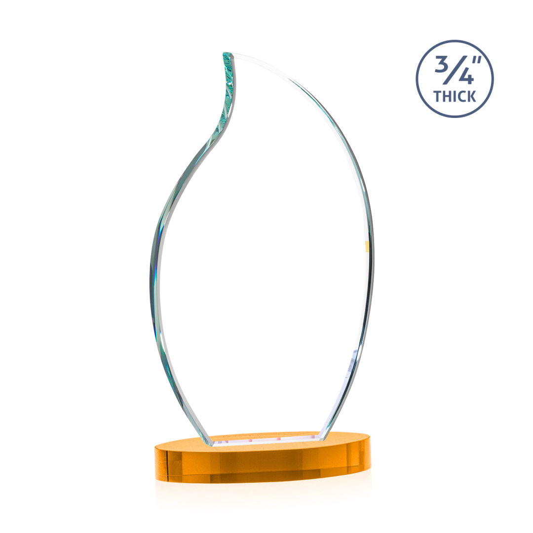 Croydon VividPrint™ Award on Alberton Base - Amber 2
