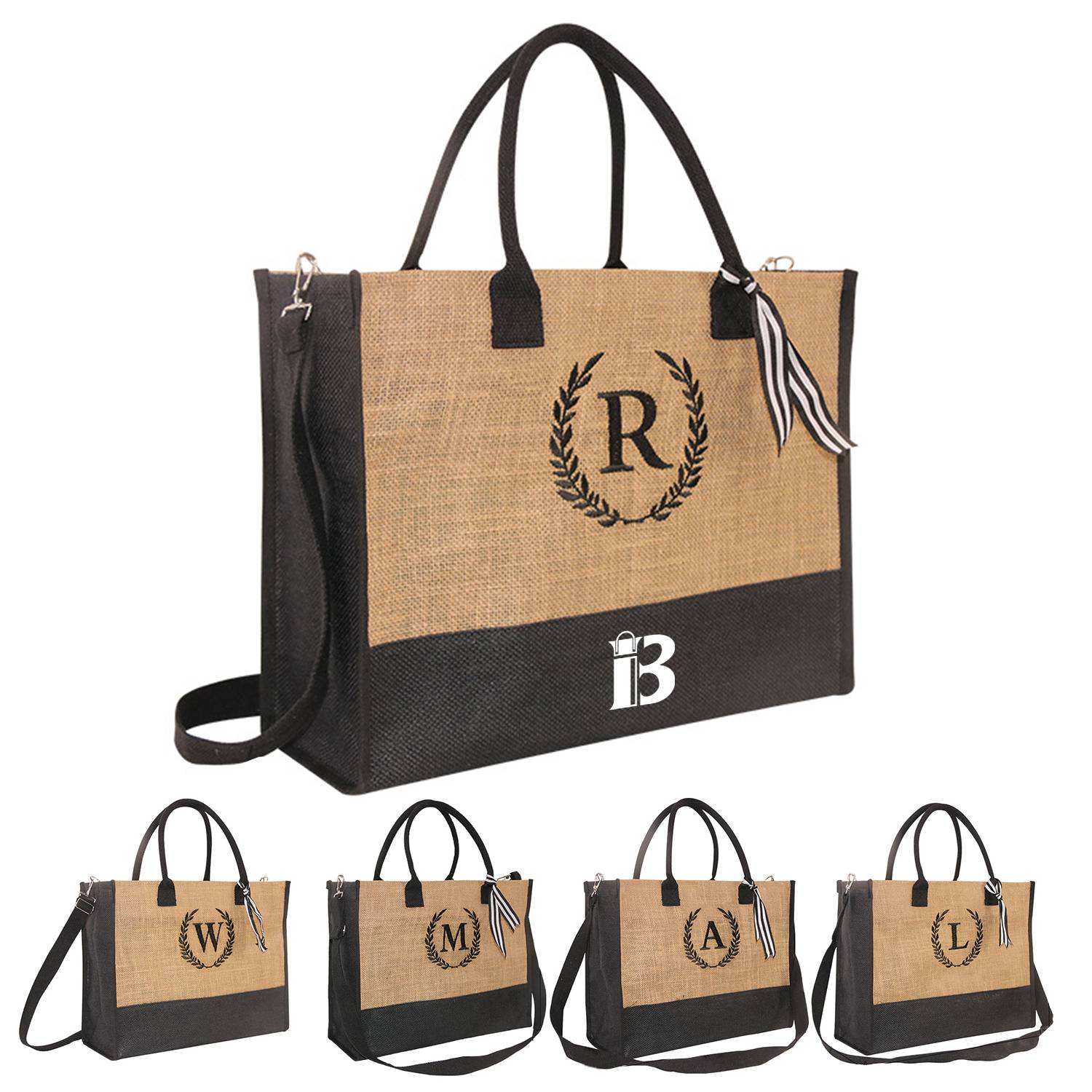 Jute Tote Bag, custom tote bag with logo imprint 5