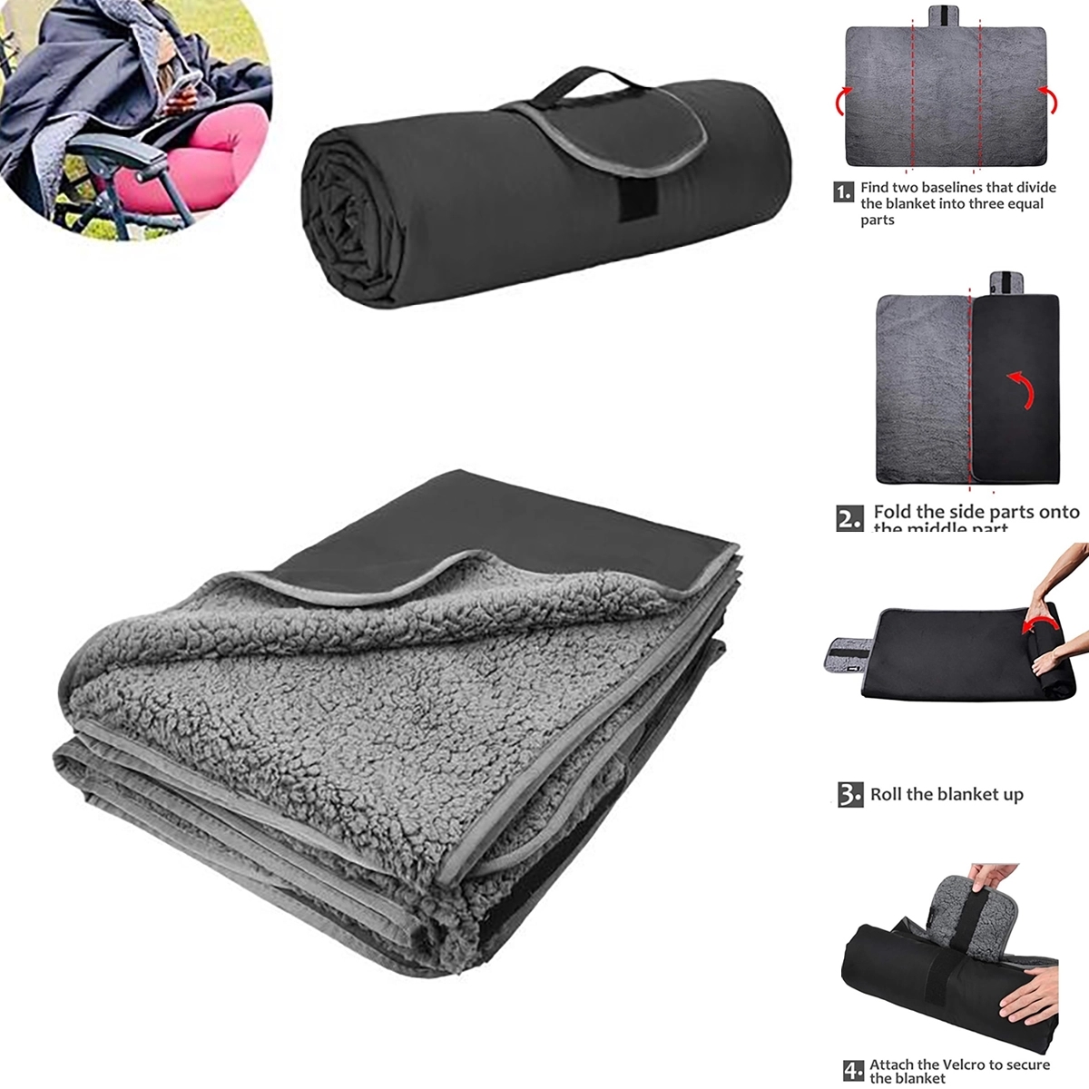 Outdoors Waterproof Throw Blanket 3