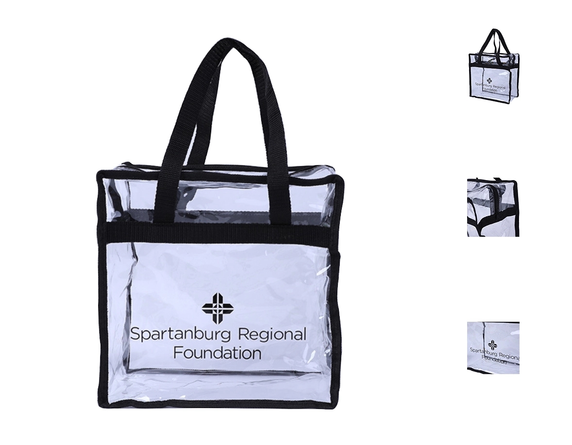 Clear Zippered Tote 2