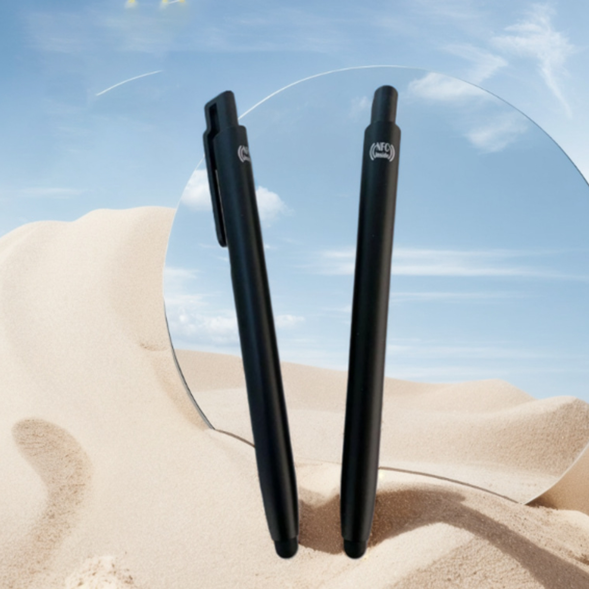 Stylus Ballpoint Pen with Metal Clip and Custom Logo 5