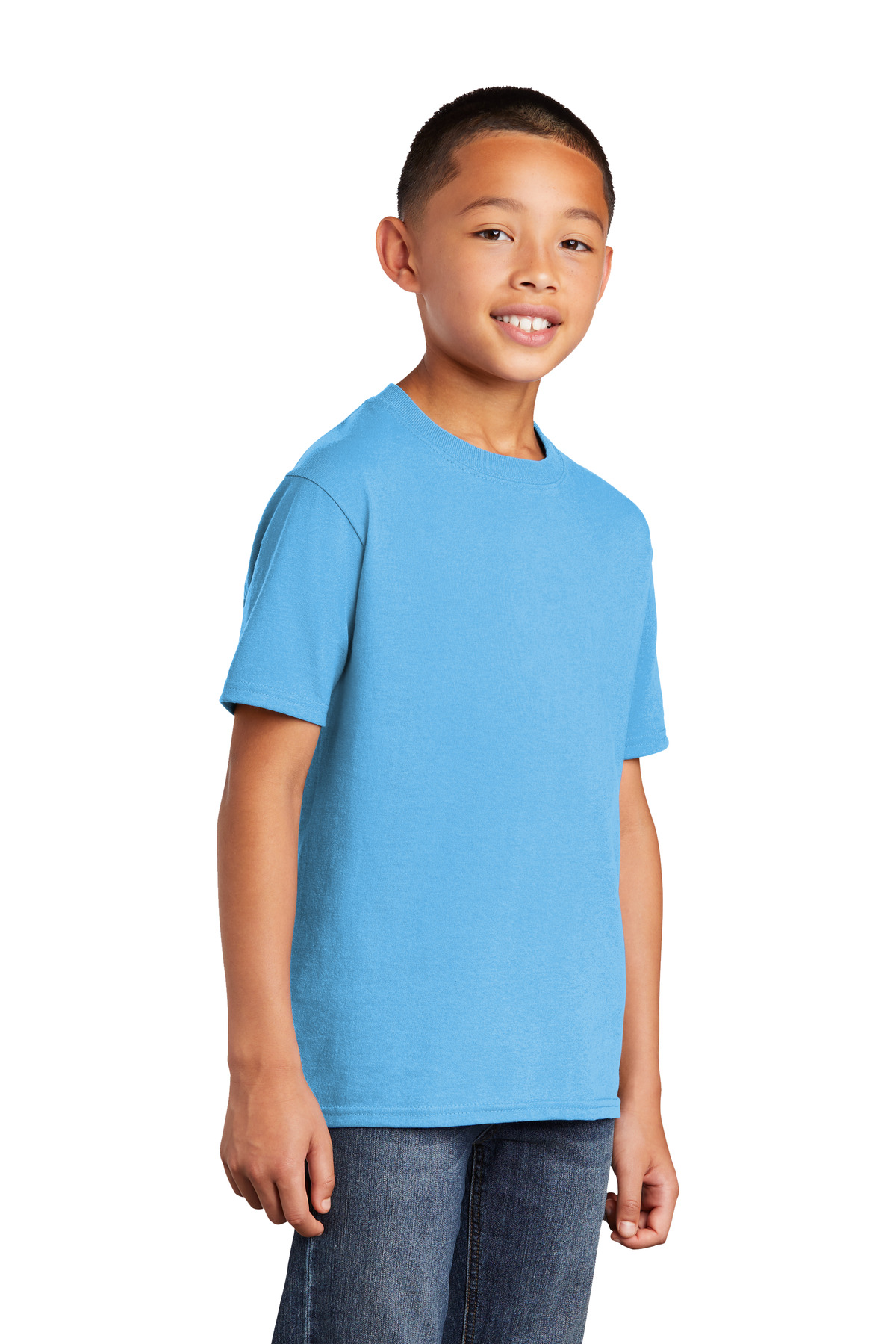 Port & Company® Youth Core Cotton DTG Tee 19