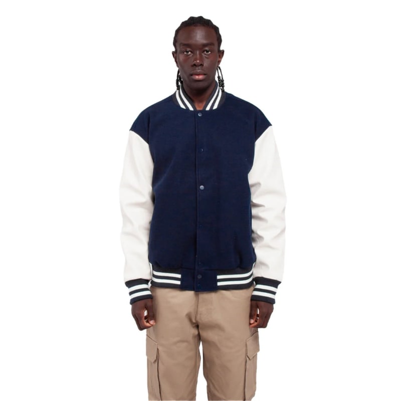 Shaka Wear Men's Letterman Jacket 14