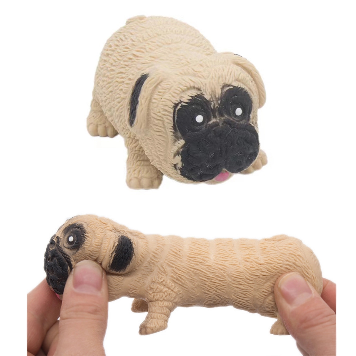 Squishy Fidget Sensory Stress Pug Dog Toys 3