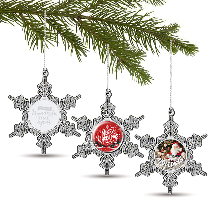Free Shipping Die Cast Snowflake Ornament 6