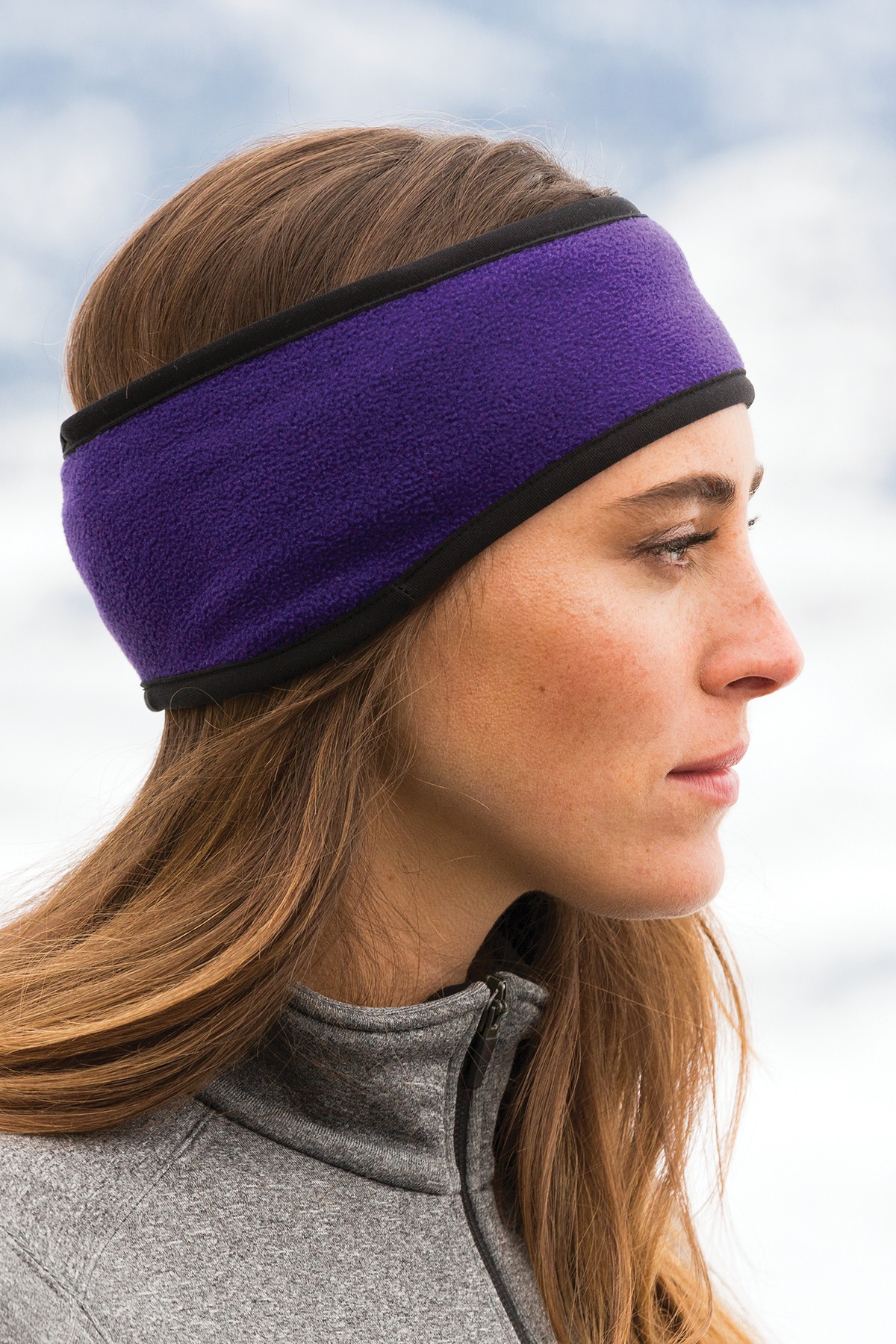 Port Authority Two-Color Fleece Headband. C916 4