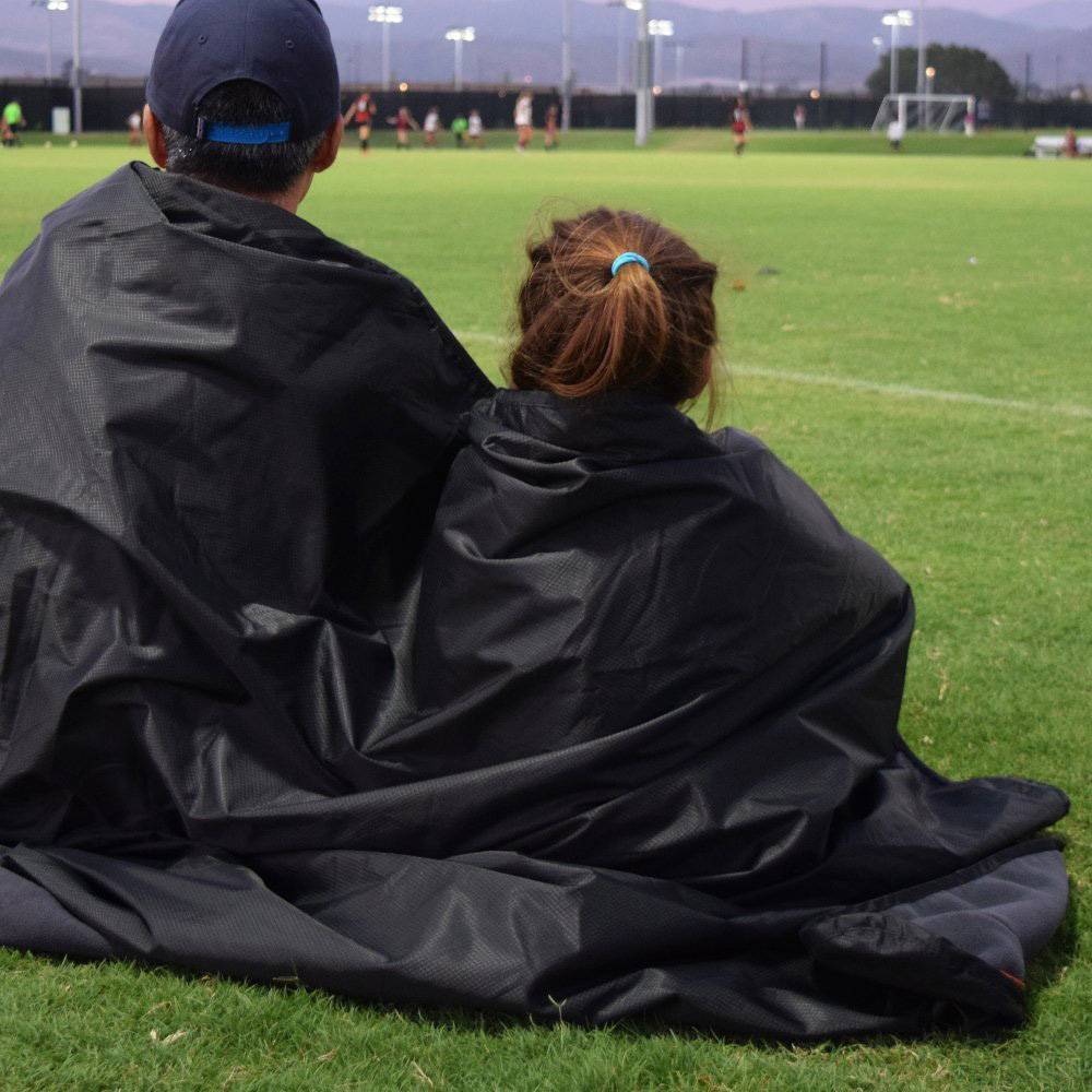 Waterproof Oxford Hooded Rain Poncho Foldable Camping Mat 6