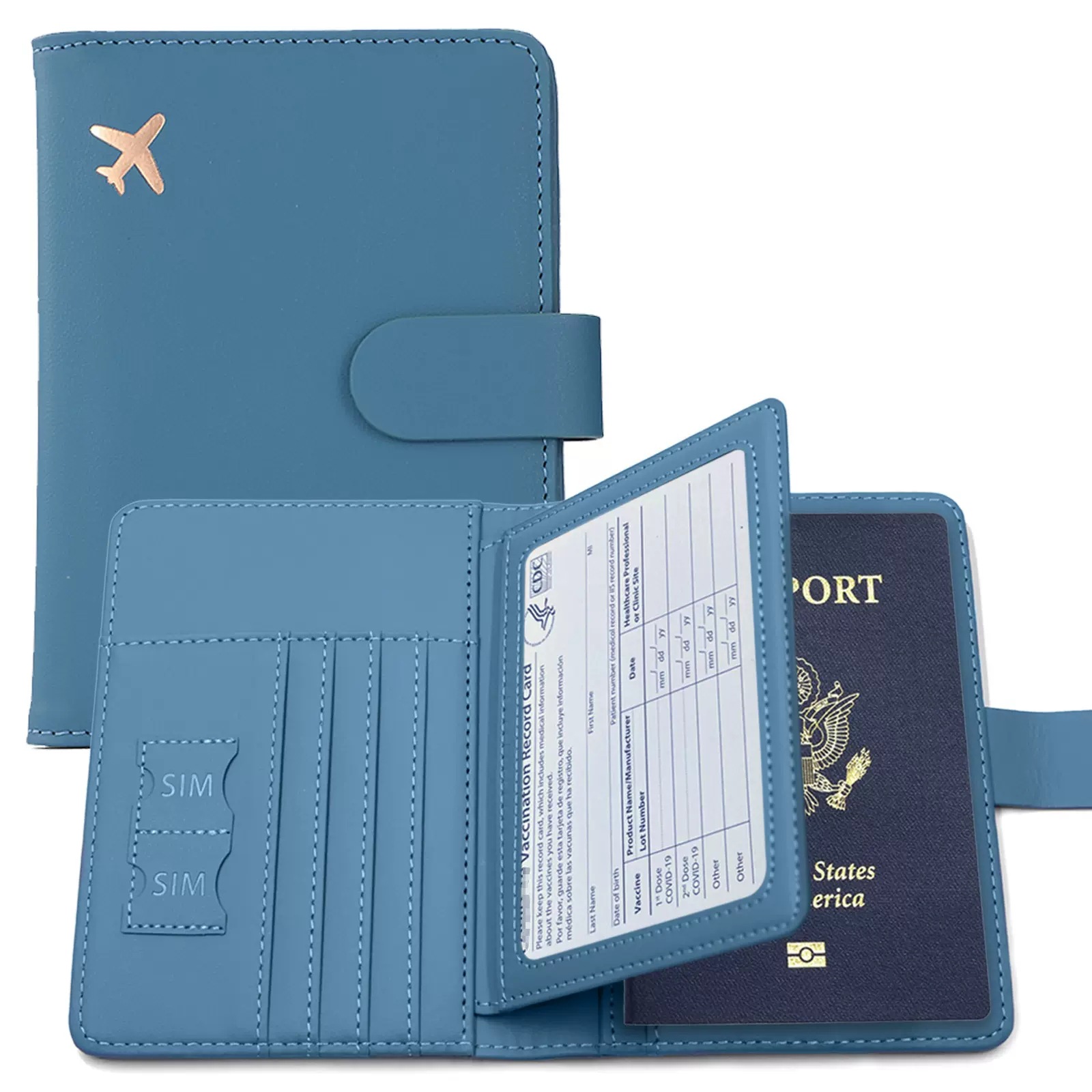 Rfid Passport Holder Covers Case 5