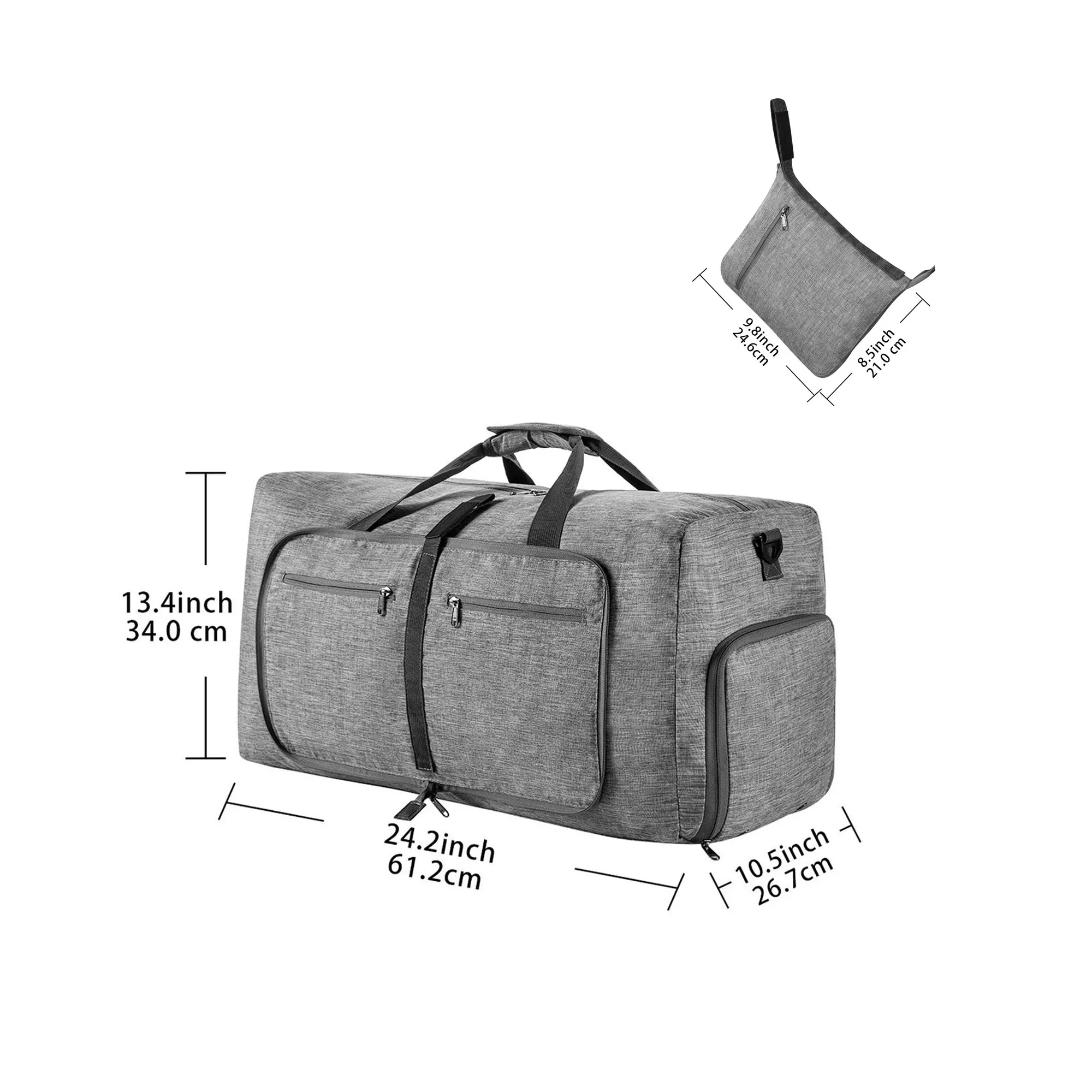 65L Foldable Travel Duffle Bag MOQ 100 PCS 3