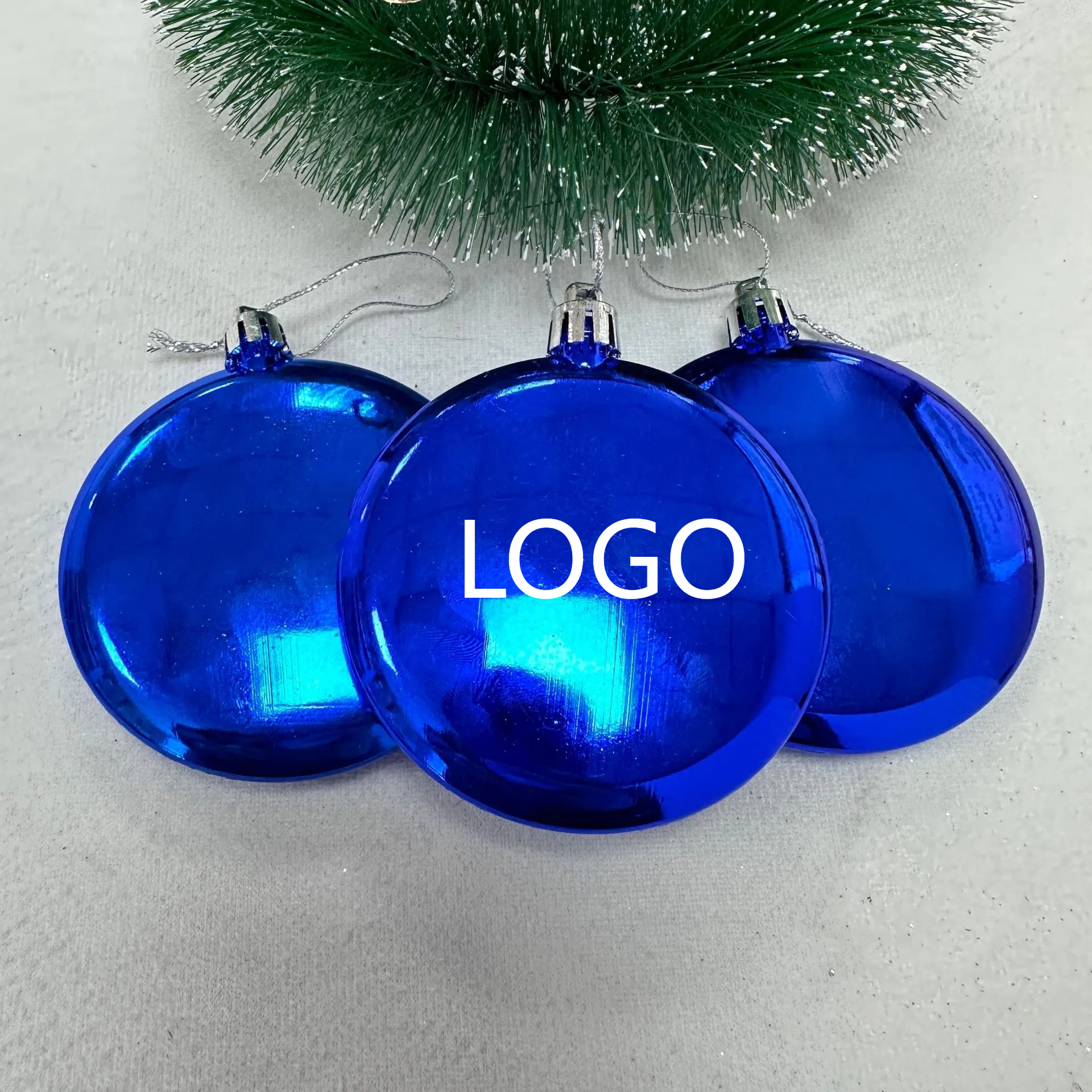 LOGO printing Christmas decoration ball 2