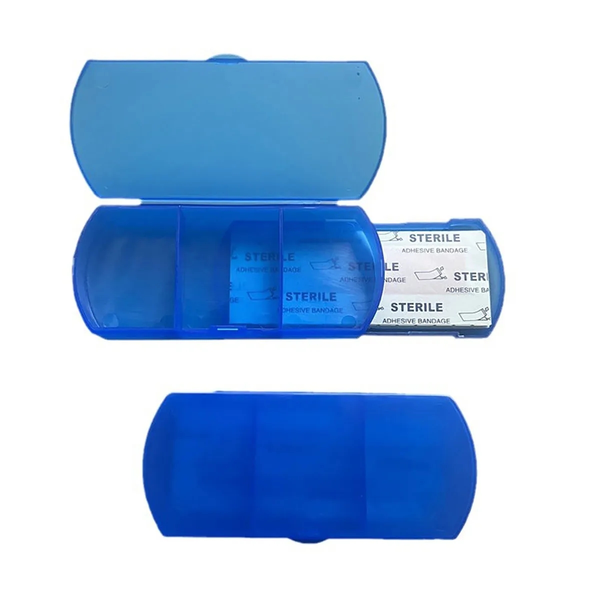 Double Layer Pill Organizer Daily Vitamin Medicine Box 4