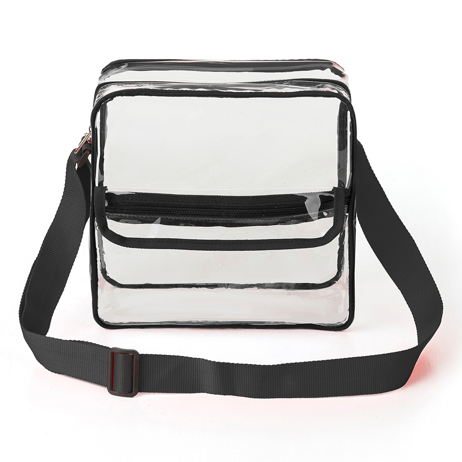 Basic Clear Stadium Security Messenger Bag