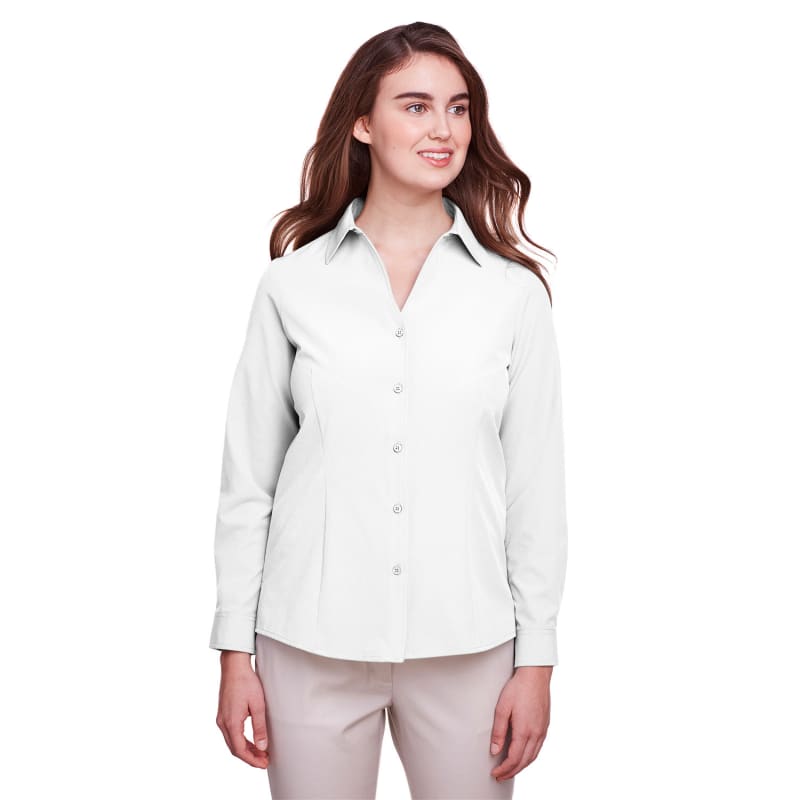 UltraClub Ladies' Bradley Performance Woven Shirt 19