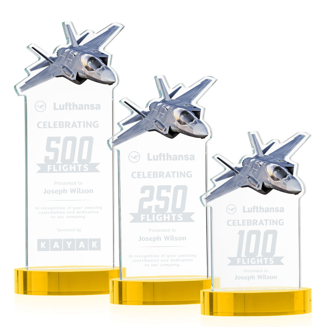 Top Gun Award on Alberton Base - Gold