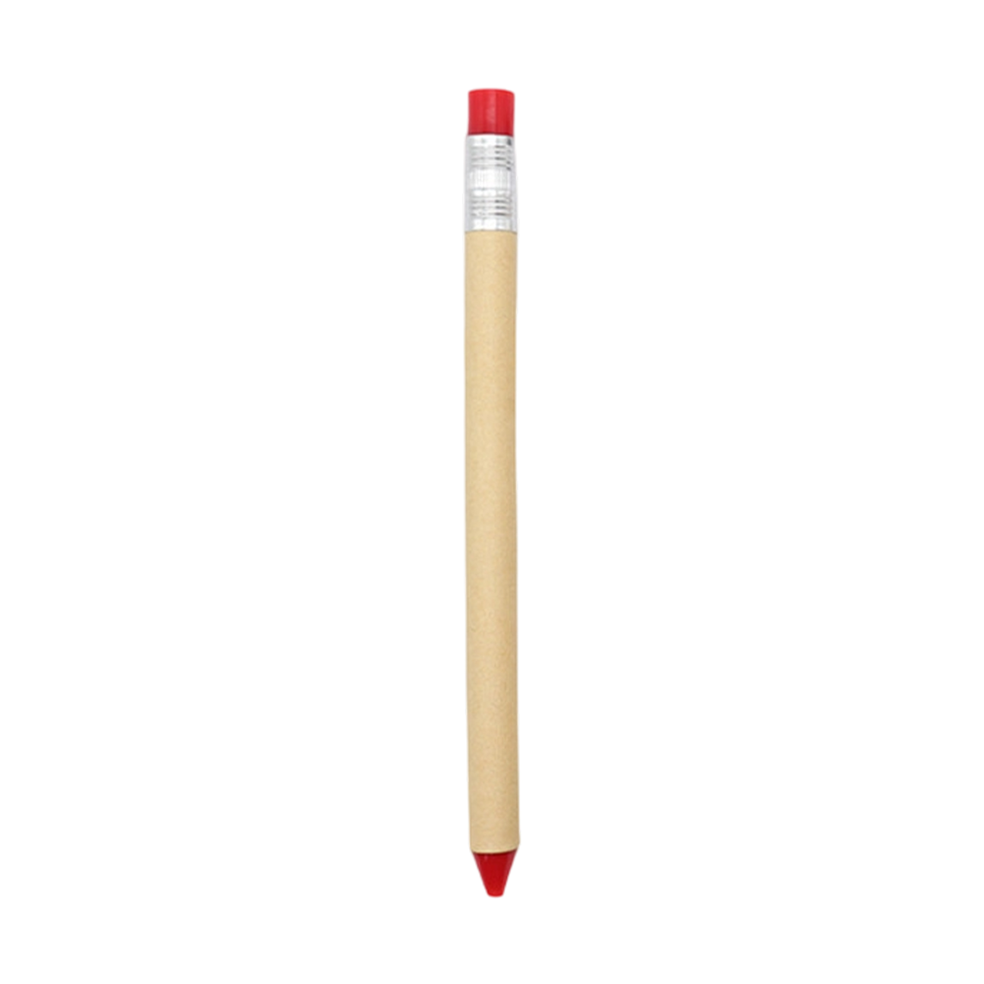 Paper Barrel Click Ballpoint Pen 6.5" Length x 0.47" Width 3