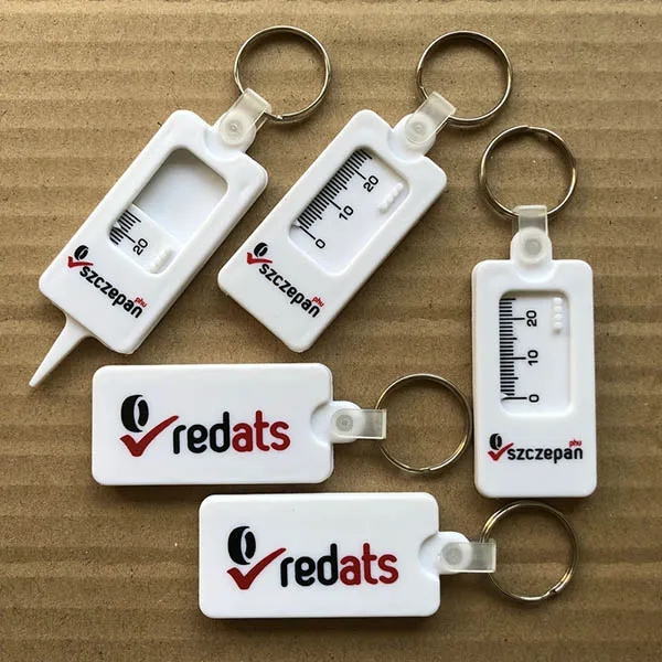 Auto Tire Tread Depth keychain 1