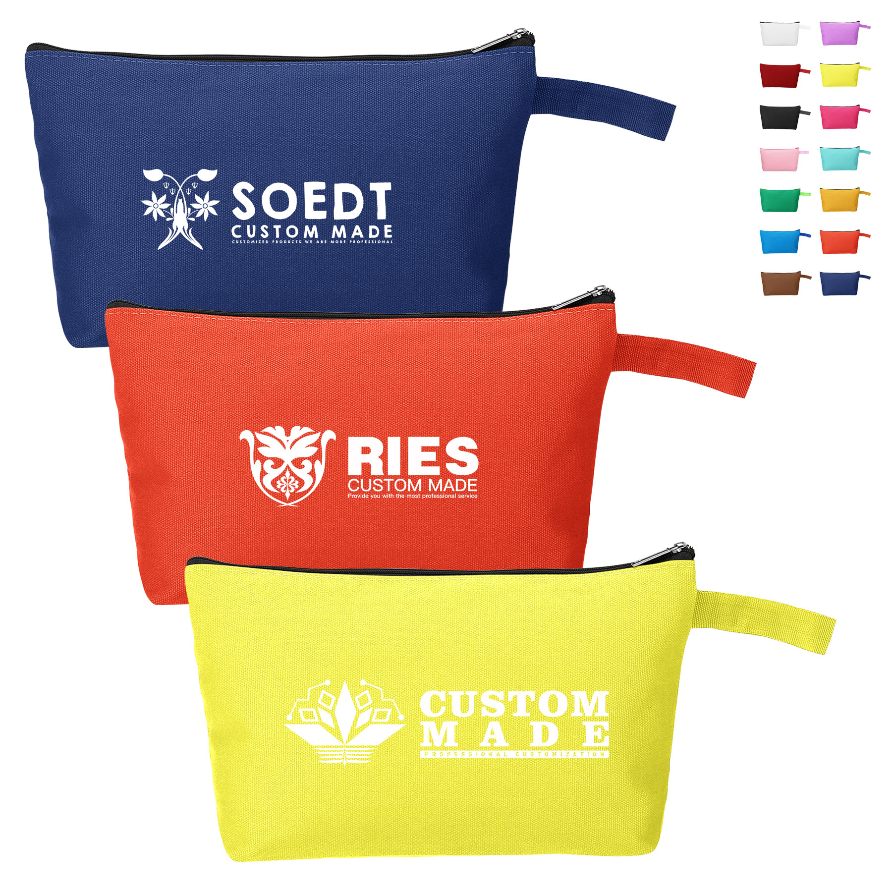 Canvas Pencil Case 12