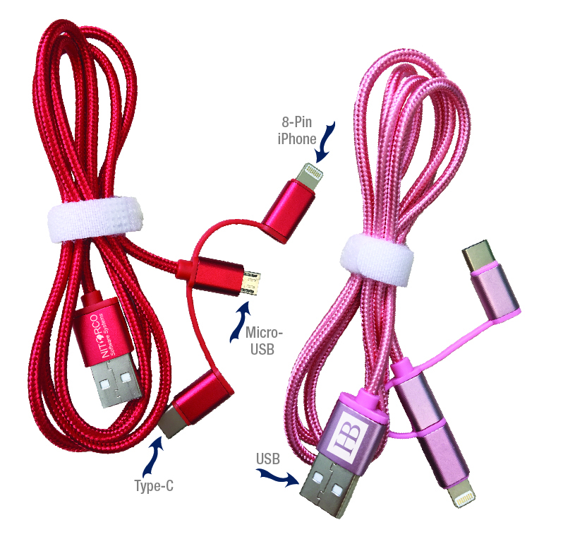 3-IN-1 Cable with Data Sharing 2