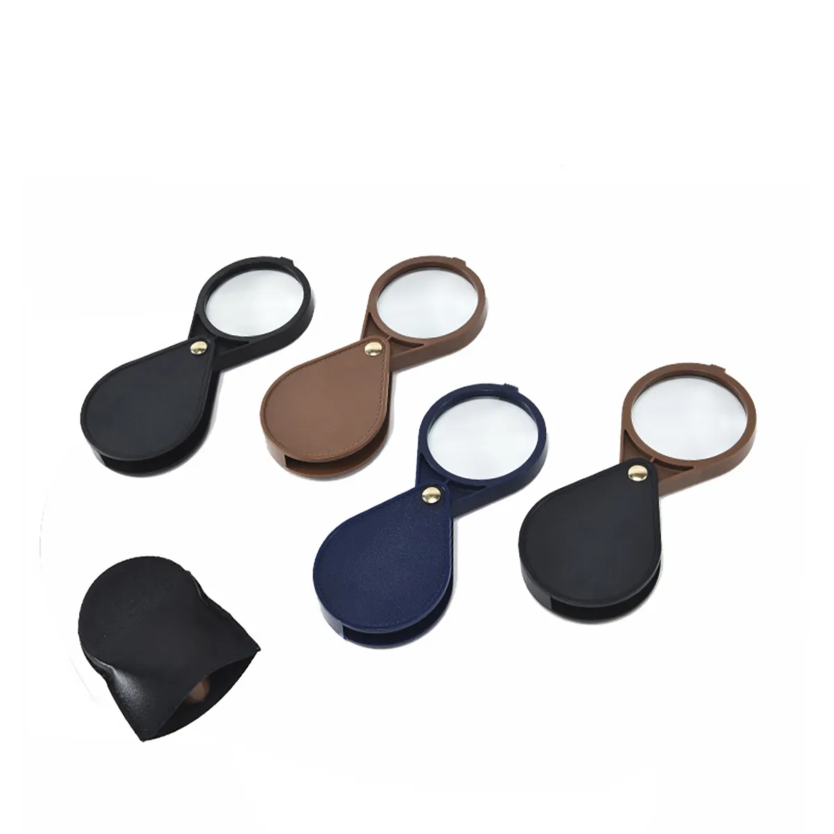 10X Mini Folding Pocket Magnifying Glass 5