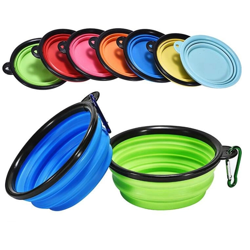 Portable Dog Bowl With Hook 1