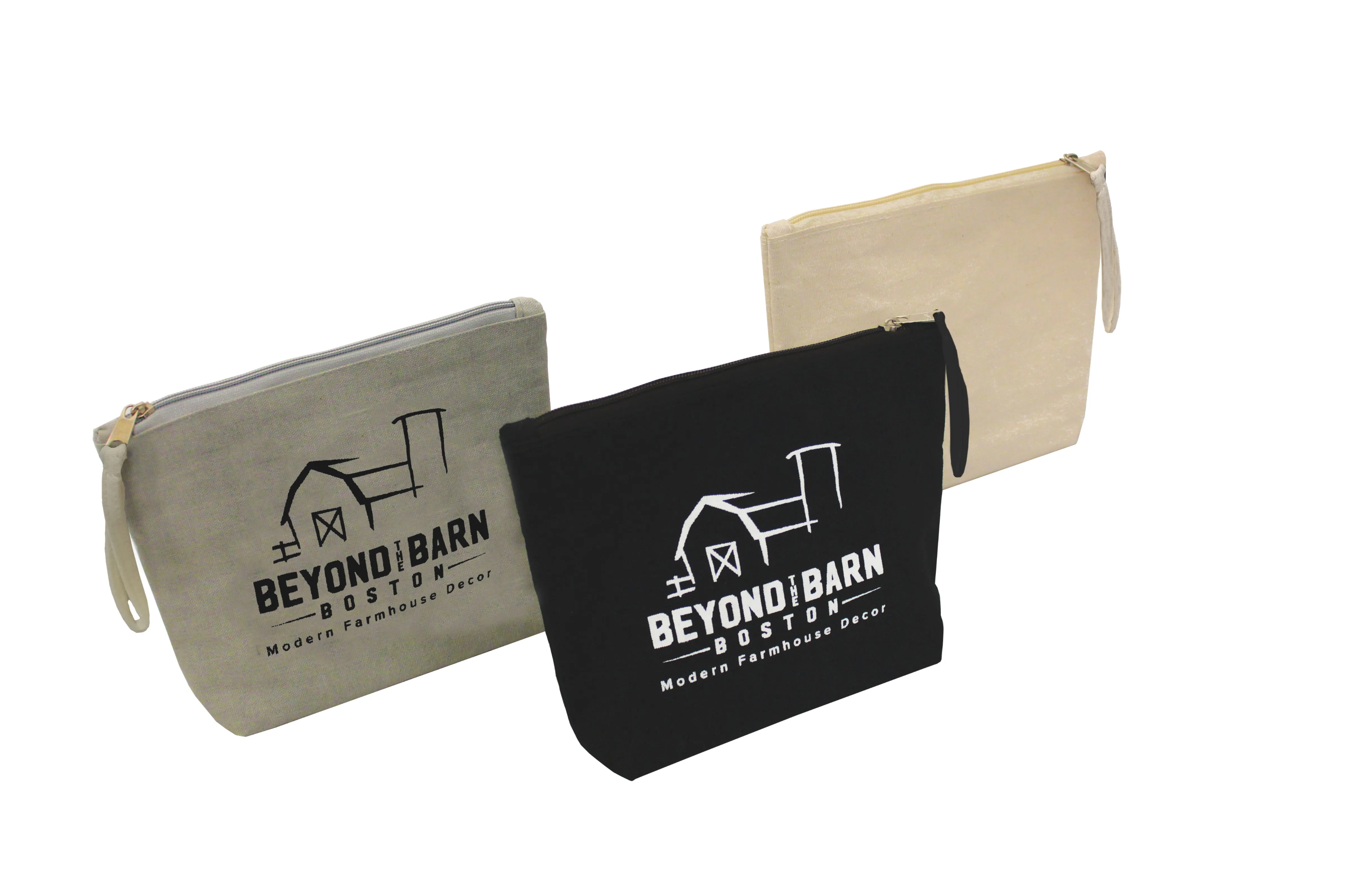 Canvas Zipper Pouches 1