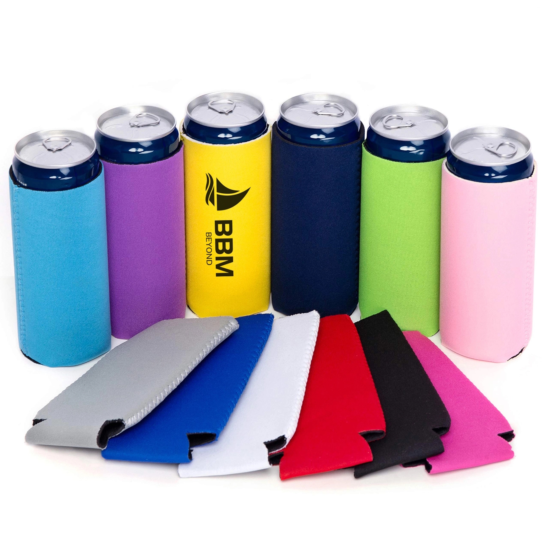 Beer Can Sleeve, custom koozie with logo imprint 4